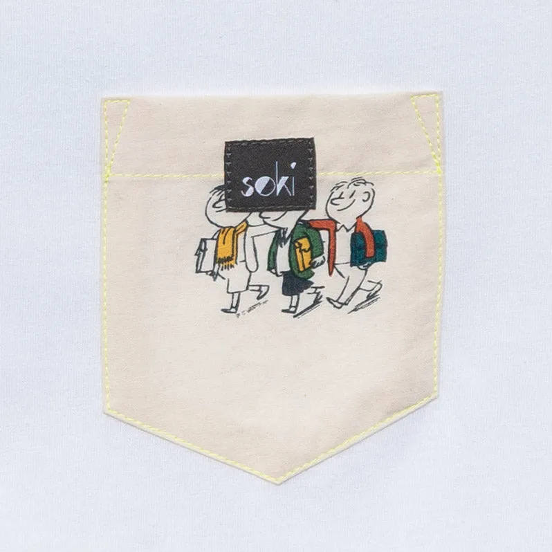 Nachhaltiges Kids Pocket T-Shirt Gr. 140-146 - Made in Germany