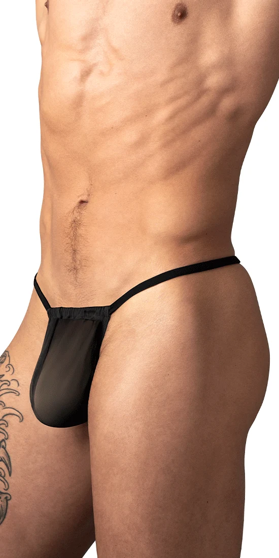 Male Power 450-307 Mesh 2 G-string Black