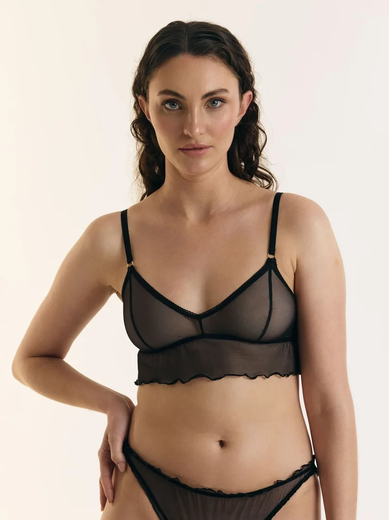 Iconic Mesh Bralette Top