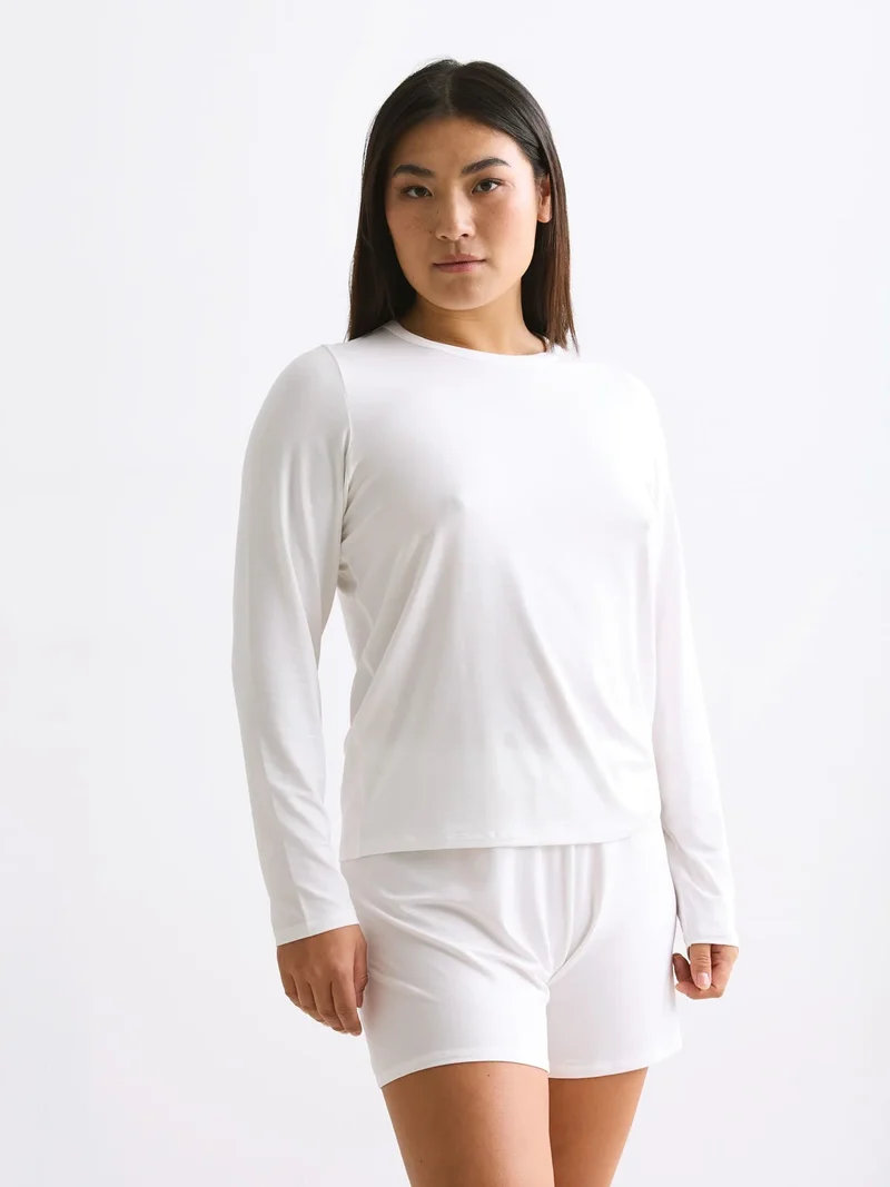 Light Touch lockeres Langarmshirt