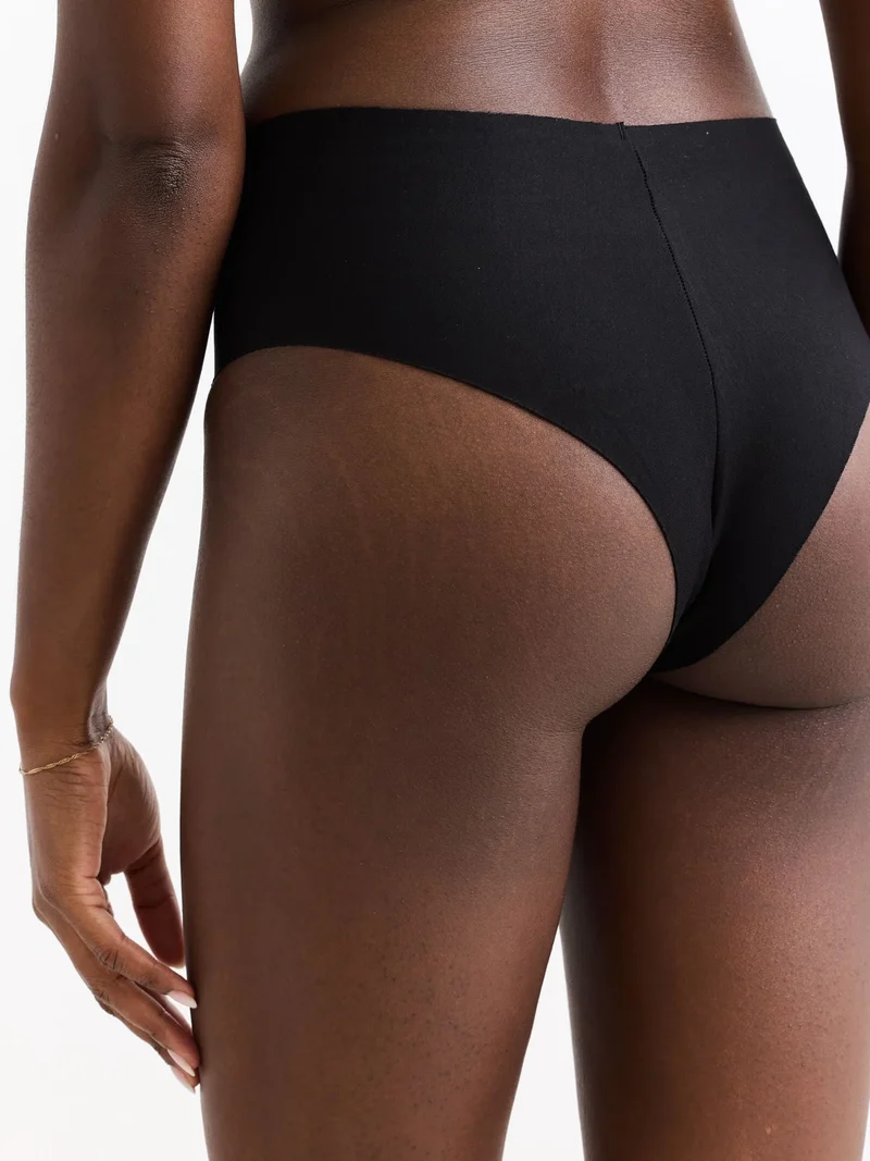 Casual Cotton High Waist Brazil String