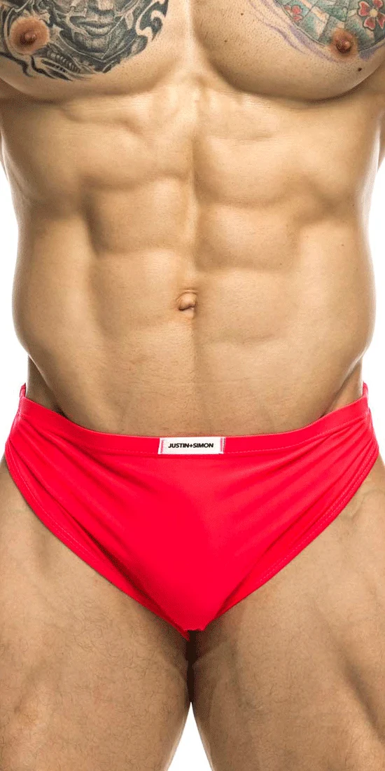 Justin+Simon Xsj09 Running Shorts Coral
