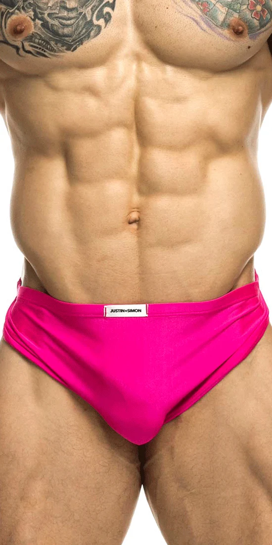 Justin+Simon Xsj09 Running Shorts Hot Pink