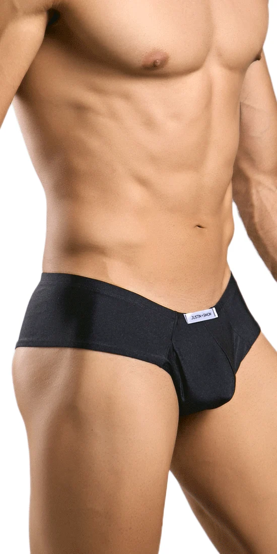 Justin+Simon Xsj22 Cheek Briefs Black