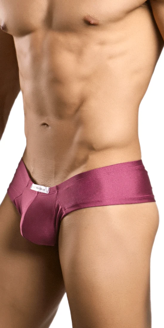 Justin+Simon Xsj22 Cheek Briefs Wine