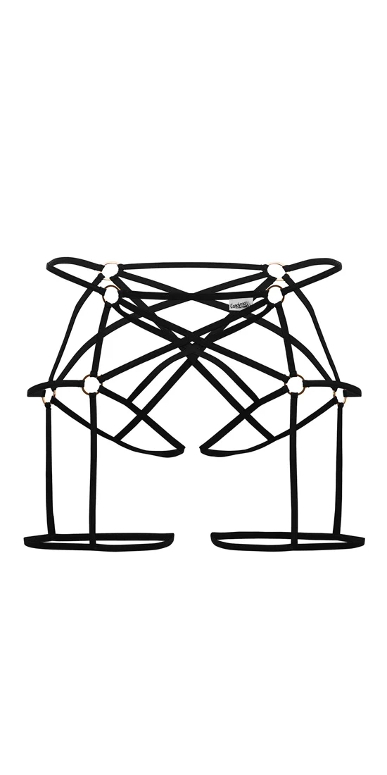 Candyman 99646 Cage Jockstrap Black