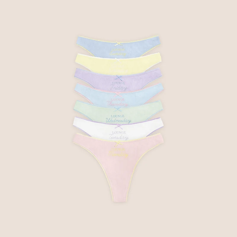 Days of the Week String (7er Paket) - Multicolour Pastel