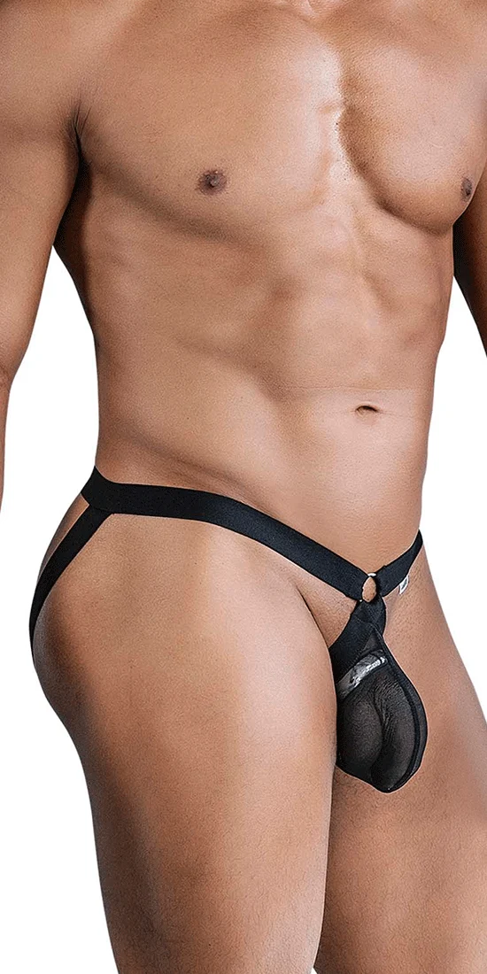 Candyman 99842 Mesh Jockstrap Black