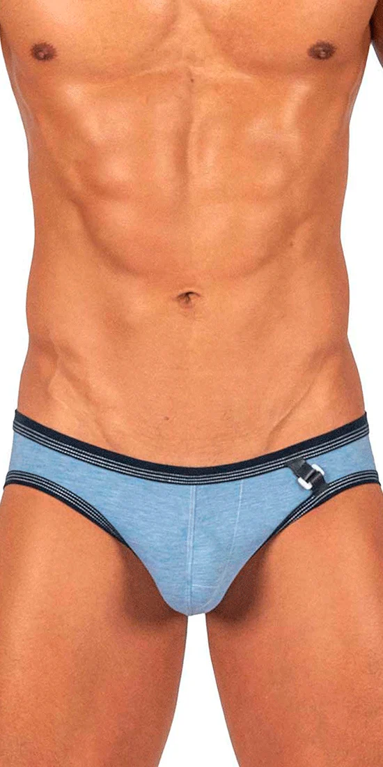Private Structure Lcut4358 Barn Boy Low Rise Mini Brief Denim