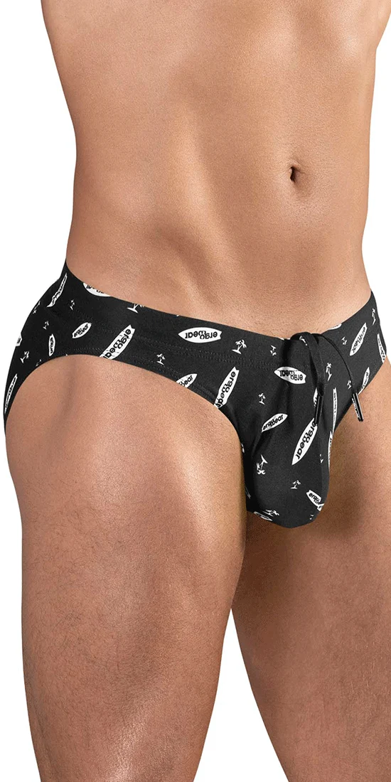 Ergowear Ew1766 X4d Sw Swim Briefs Black-white