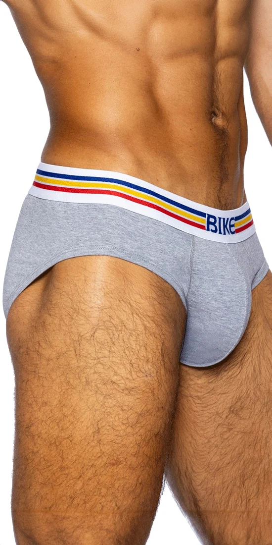 Bike Athletic Bas327 Stretch Cotton Brief Color Gray