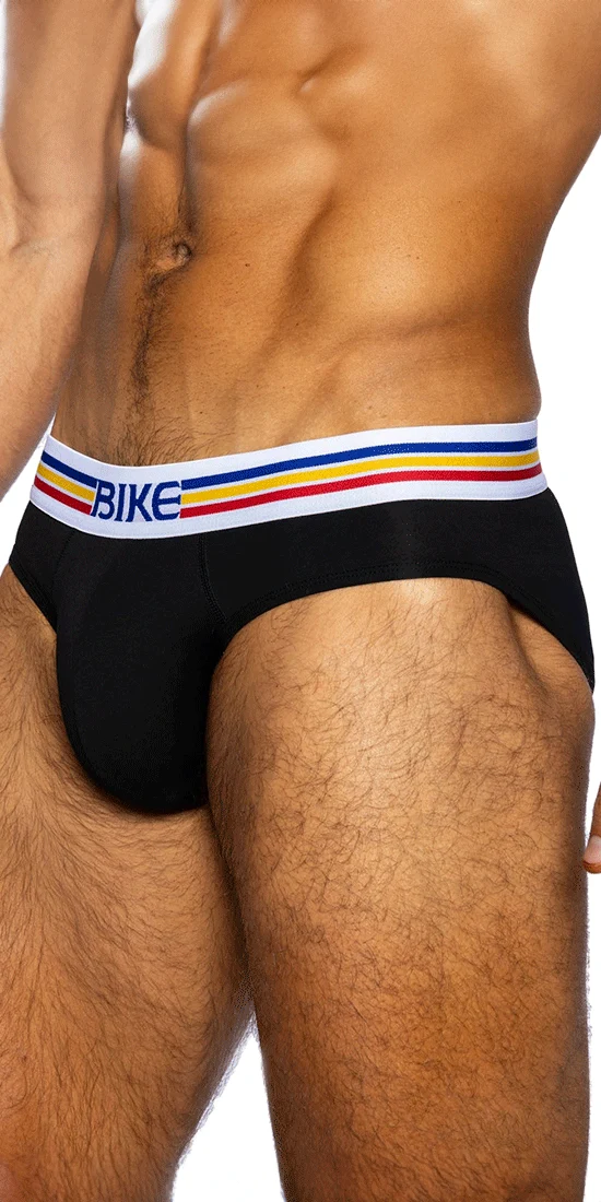 Bike Athletic Bas327 Stretch Cotton Brief Color Black