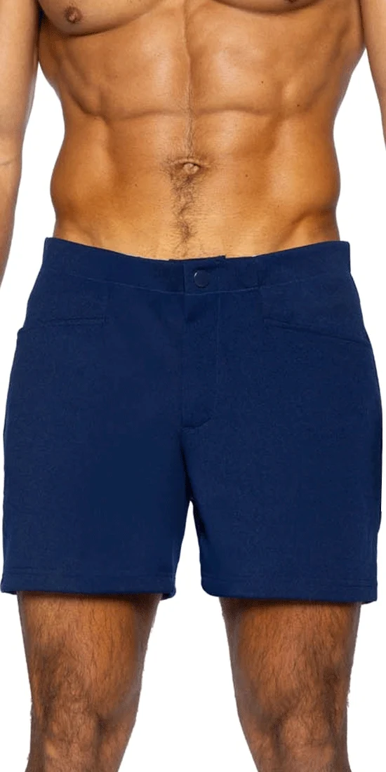 Bike Athletic Bam207 Coaches Short 5 Inch Inseam Color Navy