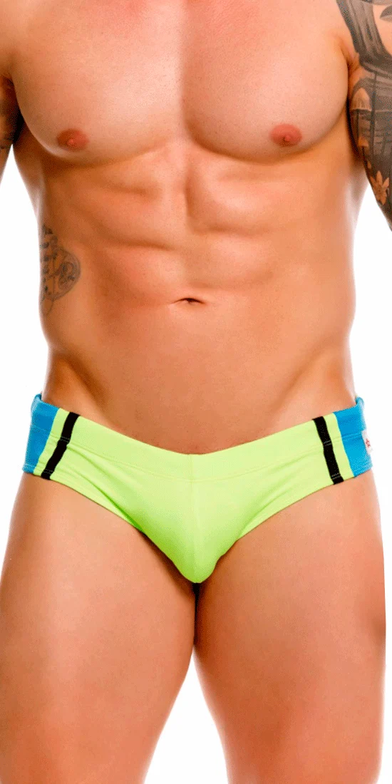 Jor 2384 Wind Swim Briefs Green