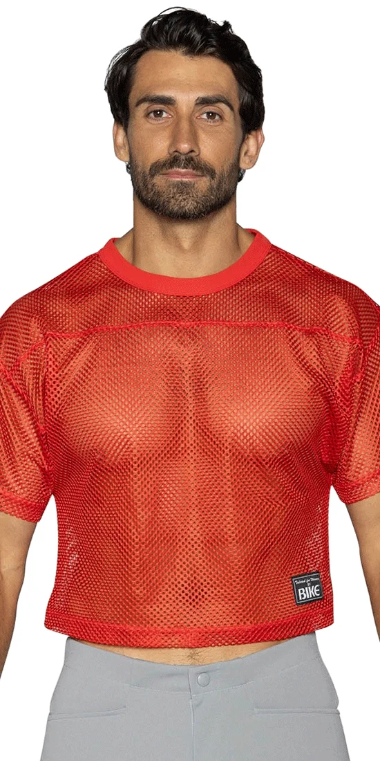 Bike Athletic Bam134 Short Sleeve Practice Jersey Color Bright Red
