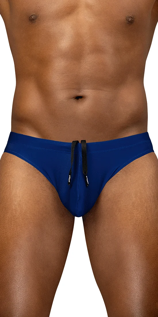 Ergowear Ew1832 Performance 4-way Stretch Men's Swim Thongs Blue Indigo
