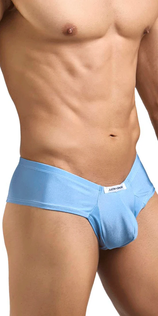 Justin+simon Xsj22 Cheek Briefs Baby Blue