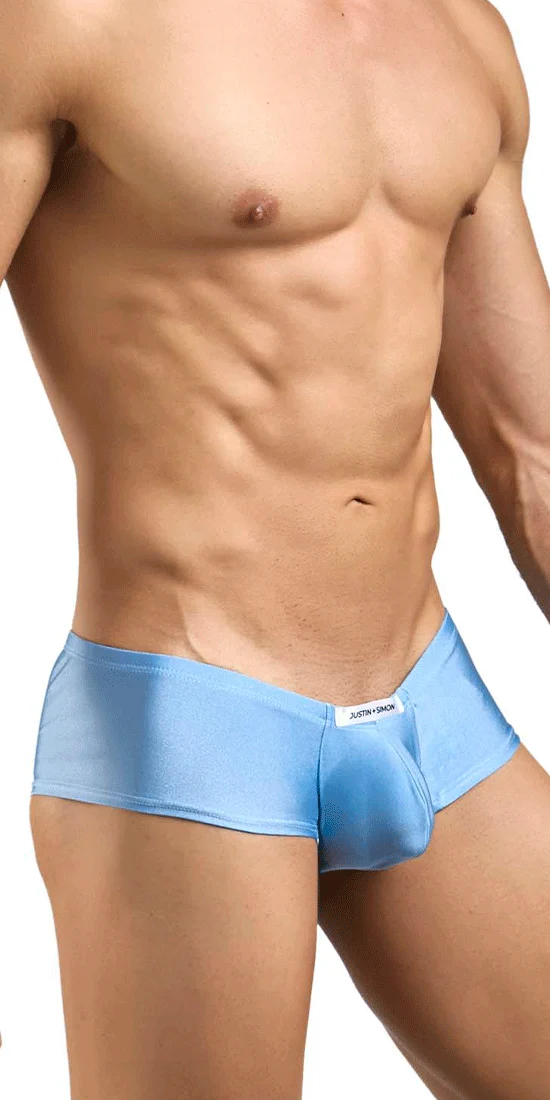 Justin+simon Xsj13 Cheeky Bulge Boxer Baby Blue