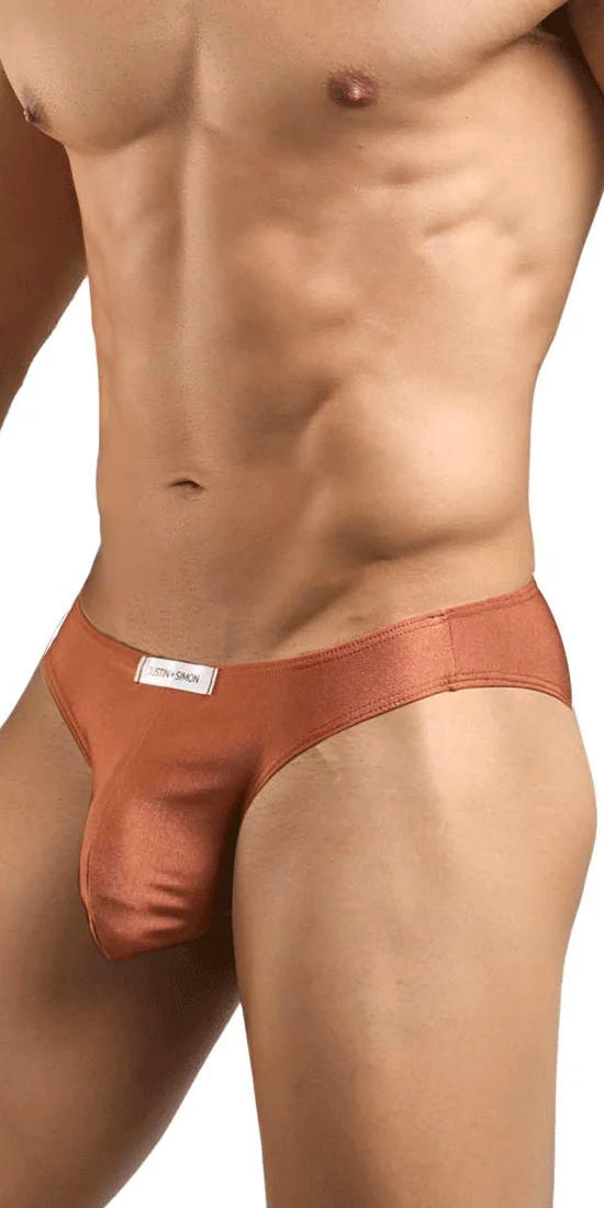 Justin+simon Xsj01 Classic Silky Bikini Ochre