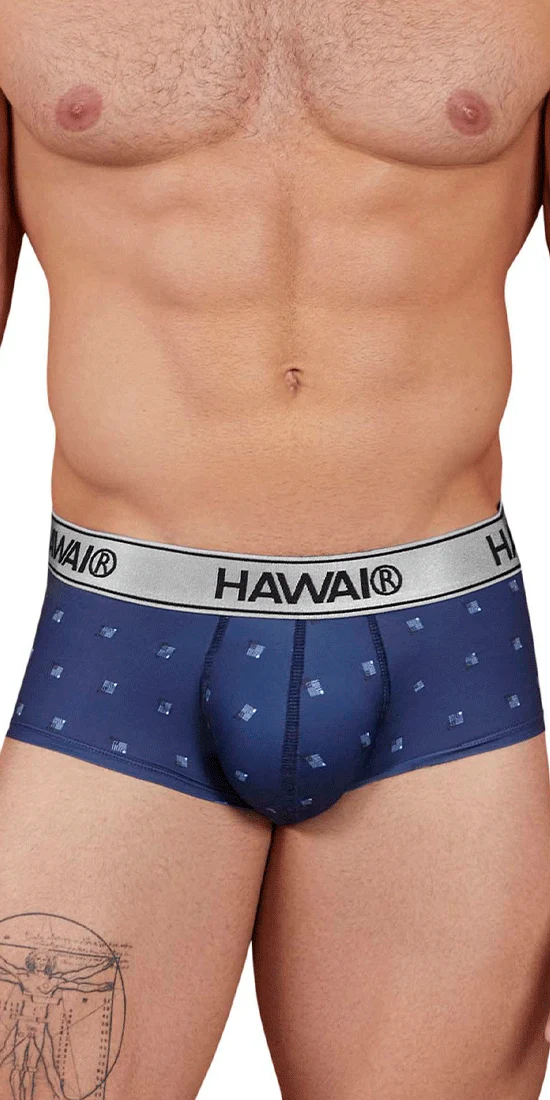 Hawai 42480 Printed Microfiber Briefs Blue