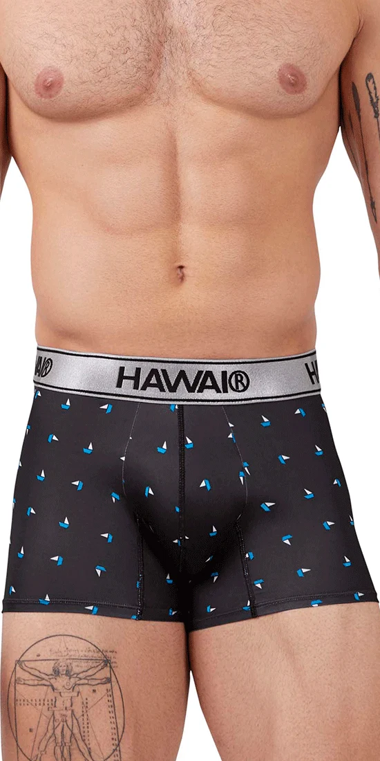 Hawai 42470 Printed Microfiber Trunks Black