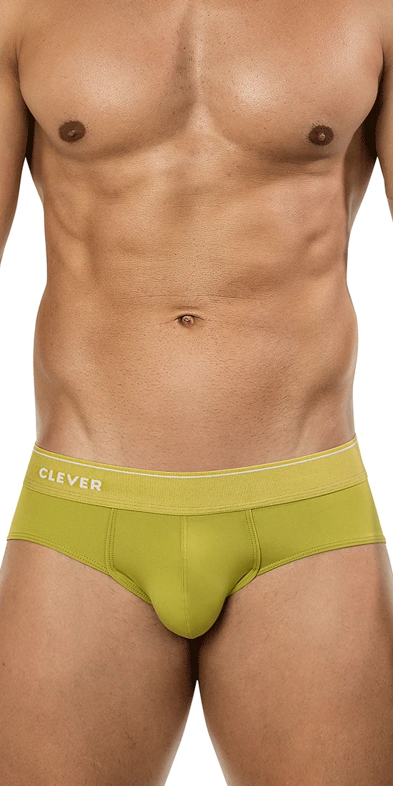 Clever 26012 Performance Low-rise Briefs Olive Green