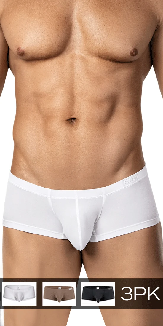 Clever 26068 3pk Australian Latin Trunks Multi-colored
