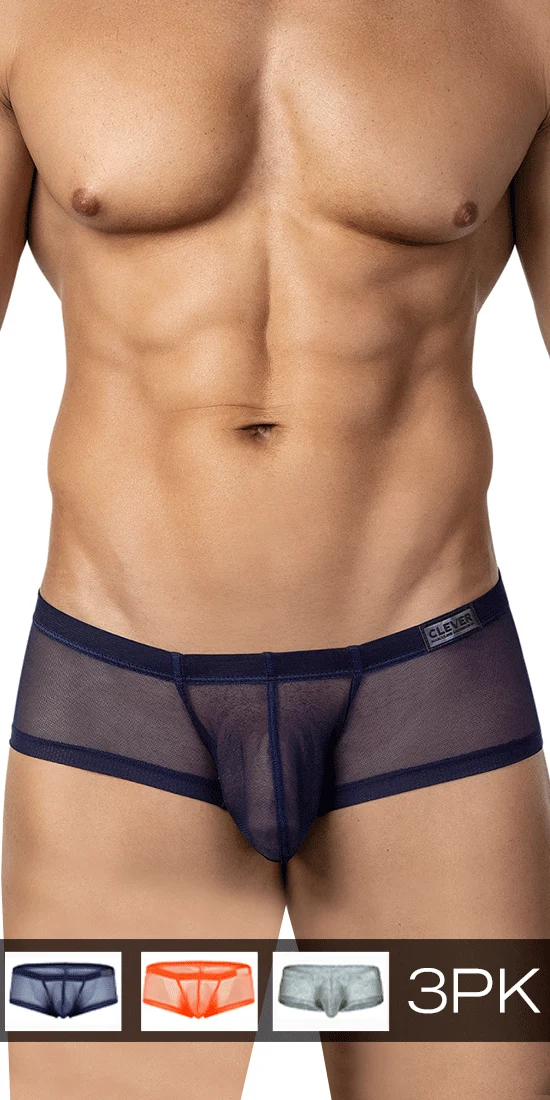 Clever 26067 3pk Australian Latin Trunks Multi-colored