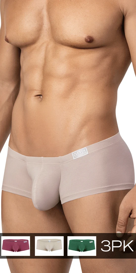 Clever 26066 3pk Australian Latin Trunks Multi-colored