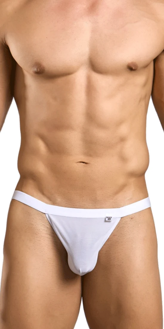 Malebasics Mbl82 Sexy Jockstrap White Mesh