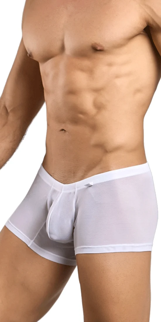 Malebasics Mbl78 Lace Trunks White Mesh