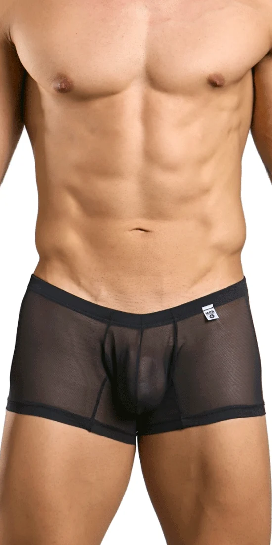 Malebasics Mbl78 Lace Trunks Black Mesh