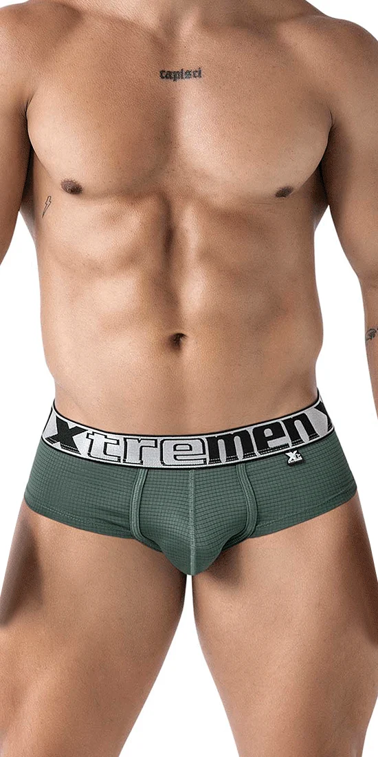 Xtremen 91221 Microfiber Briefs Green
