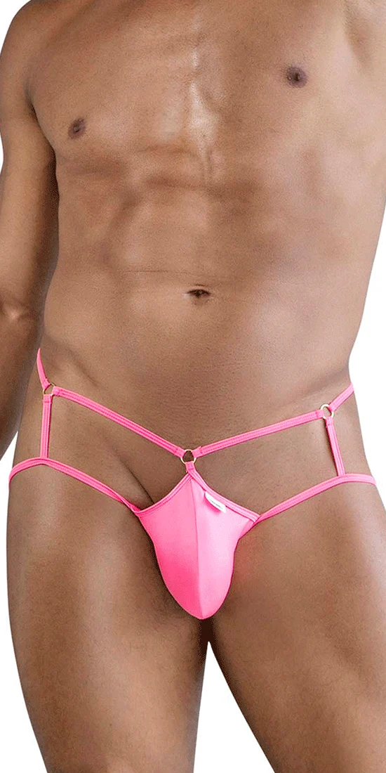 Candyman 99831 Cage Jockstrap Hot Pink