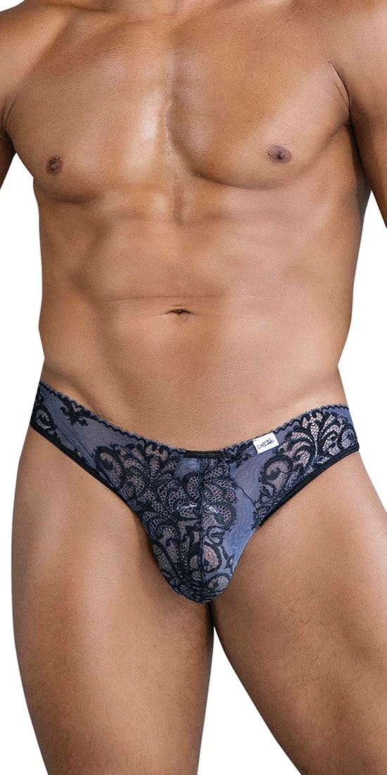 Candyman 99830 Lace Briefs Black-navy