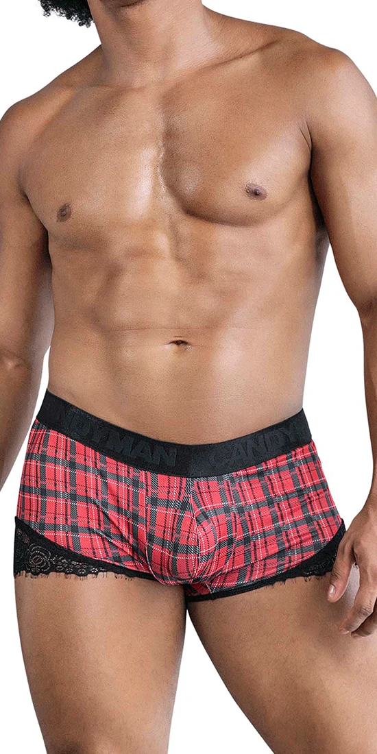 Candyman 99821 Back To School Trunks Red Plaid
