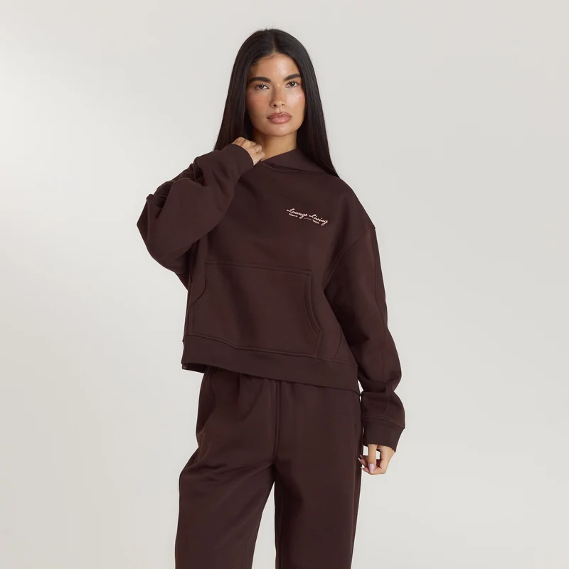 Lounge Living Kapuzenpullover - Schokolade