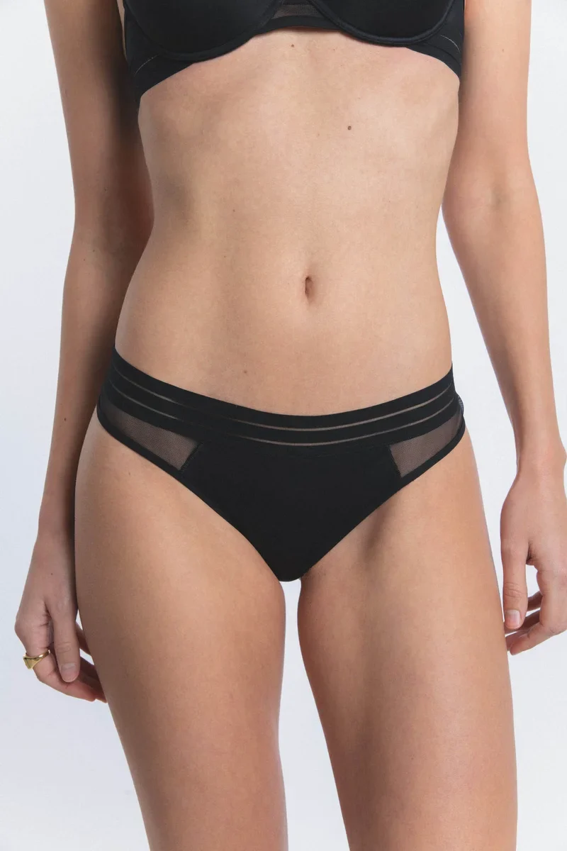 Lejaby - Nufit Tanga-Slips Schwarz