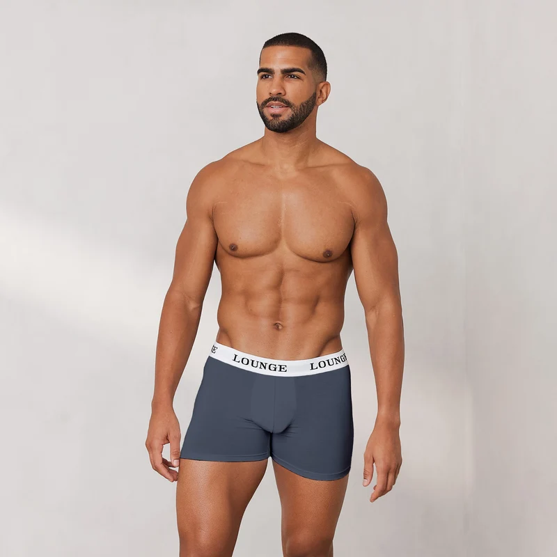 Everyday Herren-Boxer (3er Paket) - Geräuchertes Blau