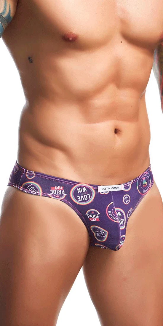 Justin+simon Xsj01 Classic Silky Bikini Pride